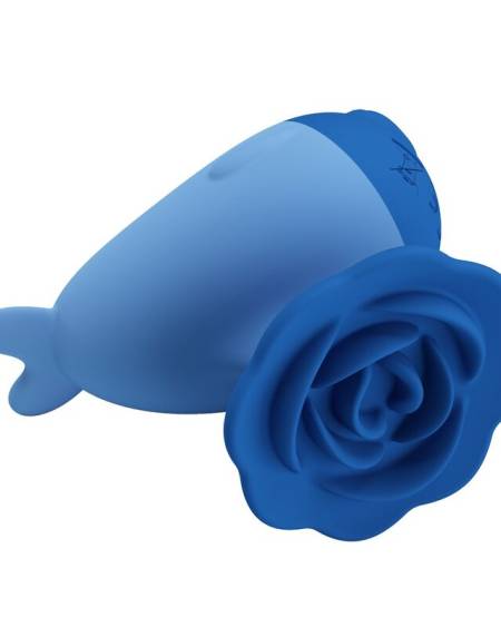 Mini vibrador azul Pretty Love Dolphin Mini, compacto e recarregável por USB
