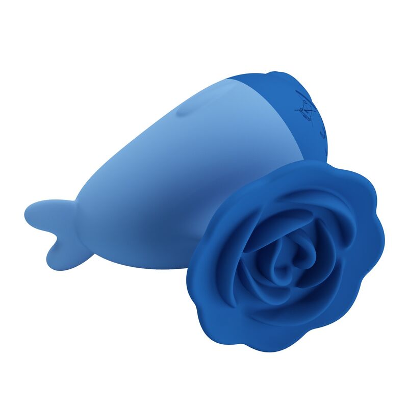 Mini vibrador azul Pretty Love Dolphin Mini, compacto e recarregável por USB