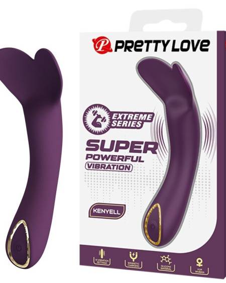 Vibrador recarregável roxo Kenyell da Pretty Love