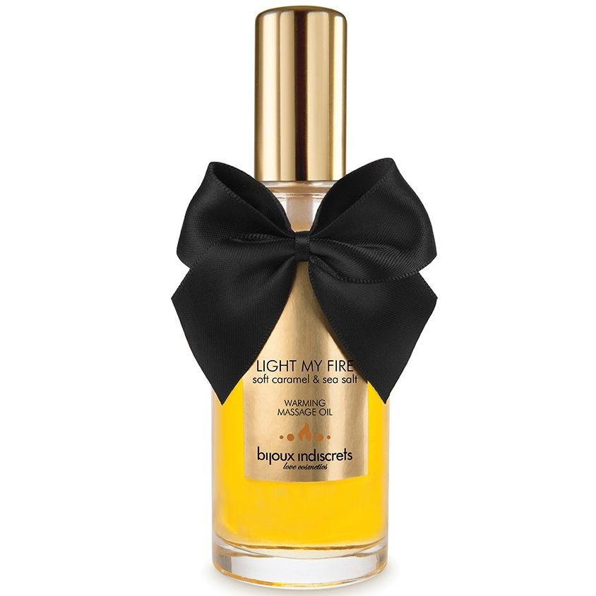 Óleo de Massagem Efeito Calor Aroma Caramelo Bijoux Indiscrets