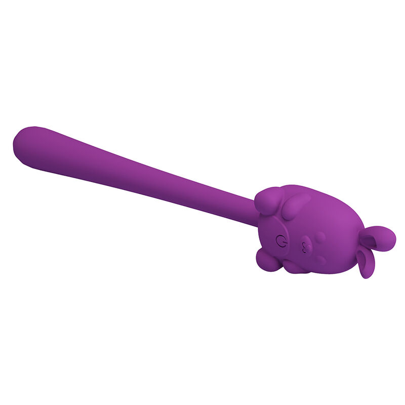 PRETTY LOVE - VIBRADOR FLEXIBLE CUTE BUNNY FLIRTING STICK RECARGABLE USB MORADO