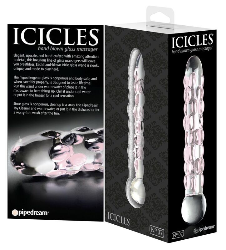 Massajador de vidro ICICLES - N. 07