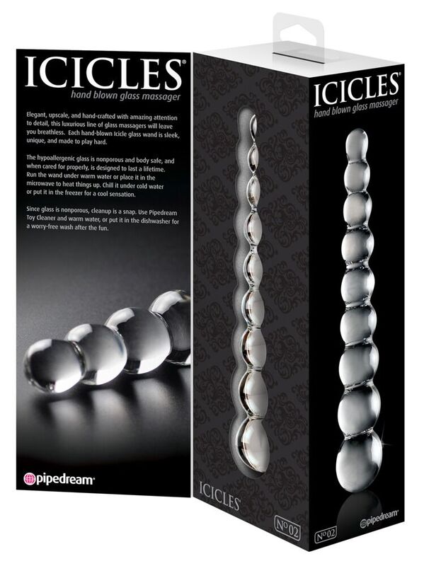 Massajador de vidro ICICLES - N. 2