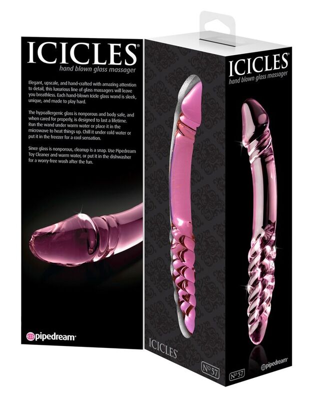 ICICLES N. 57 - Massageador de Vidro Elegante