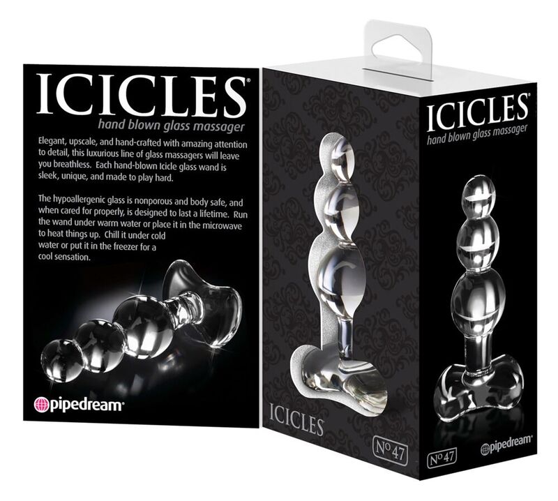 Massajador de cristal ICICLES - N. 47