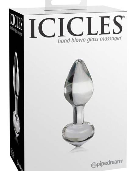 Plug anal de vidro ICICLES N. 44