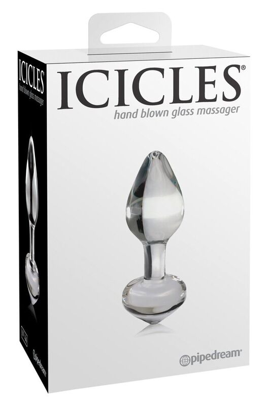 Plug anal de vidro ICICLES N. 44