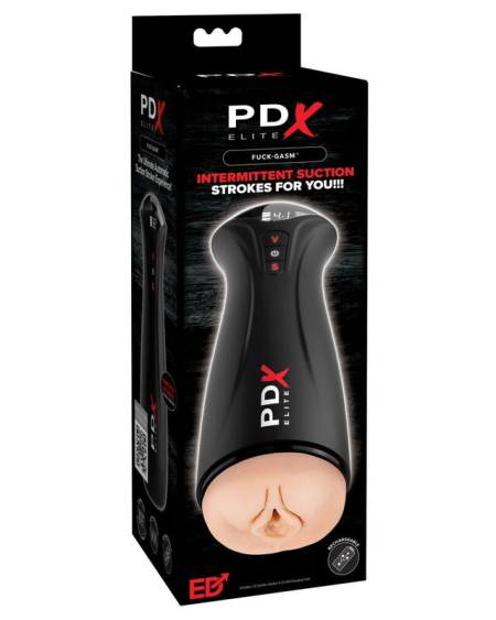 Masturbador PDX ELITE FAP-GASM com sucção intermitente e vibração