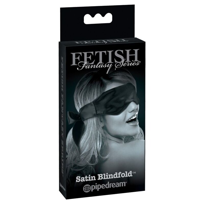 Máscara Satinada Negra da Fetish Fantasy