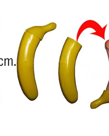 Plátano com surpresa de pénis para festas