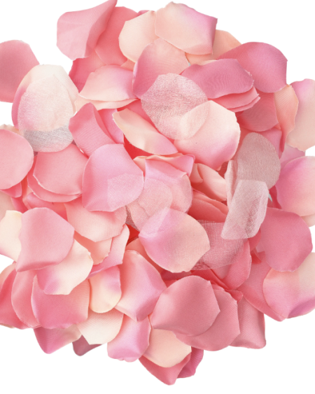 100 pétalas decorativas DIABLO PICANTE, disponíveis em rosa e vermelho