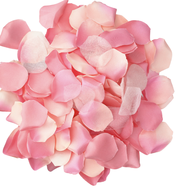 100 pétalas decorativas DIABLO PICANTE, disponíveis em rosa e vermelho