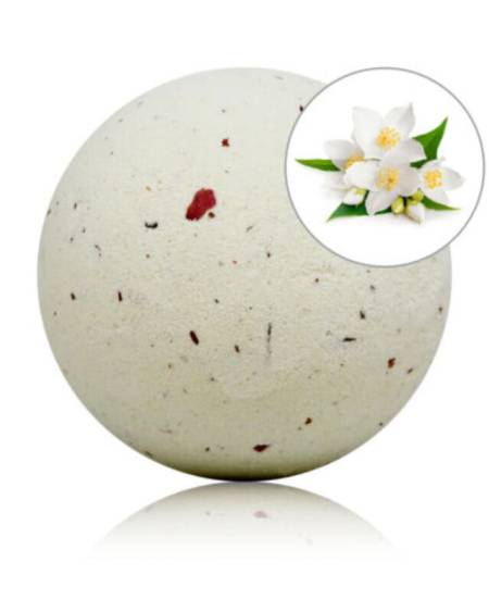 TALOKA - BOMBA DE BAÑO CON AROMA JAZMÍN Y PÉTALOS DE ROSA