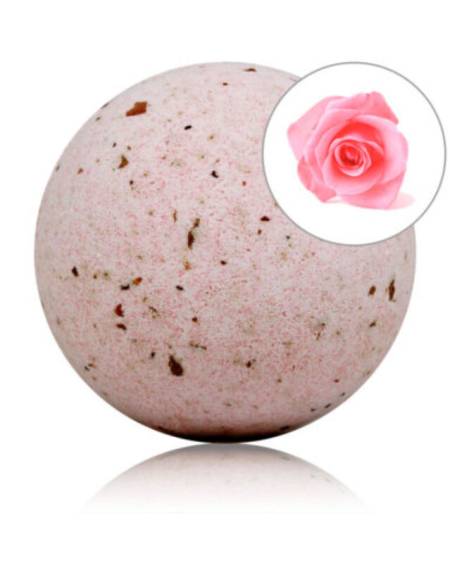 TALOKA - BOMBA DE BAÑO CON AROMA ROSAS Y PÉTALOS DE ROSA