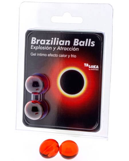 TALOKA - BRAZILIAN BALLS GEL EXCITANTE EFECTO CALOR Y FRÍO 2 BOLAS