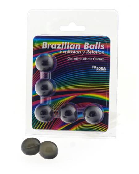 Bolas brasileiras gel excitante efeito clímax da TALOKA