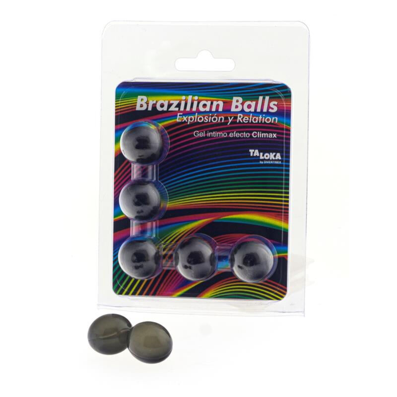 Bolas brasileiras gel excitante efeito clímax da TALOKA