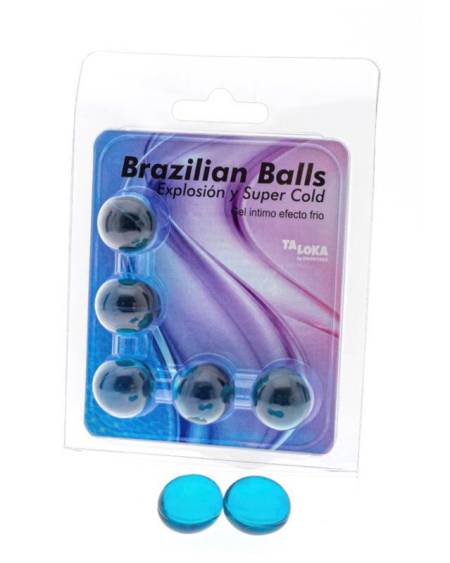 TALOKA - BRAZILIAN BALLS GEL EXCITANTE EFECTO FRÍO 5 BOLAS