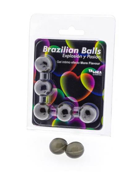Bolas Brasileiras Gel Excitante Efeito More Flavour