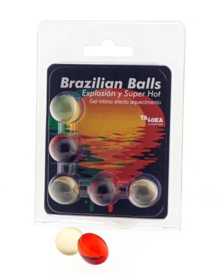 Pack de 5 Brazilian Balls Gel Excitante da TALOKA