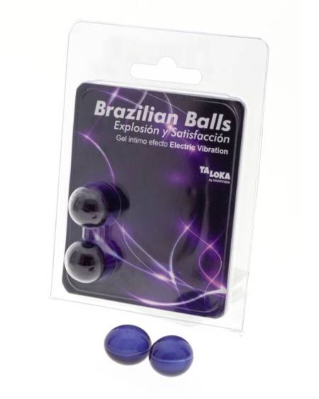 Brazilian Balls Gel Excitante TALOKA com efeito vibração elétrica