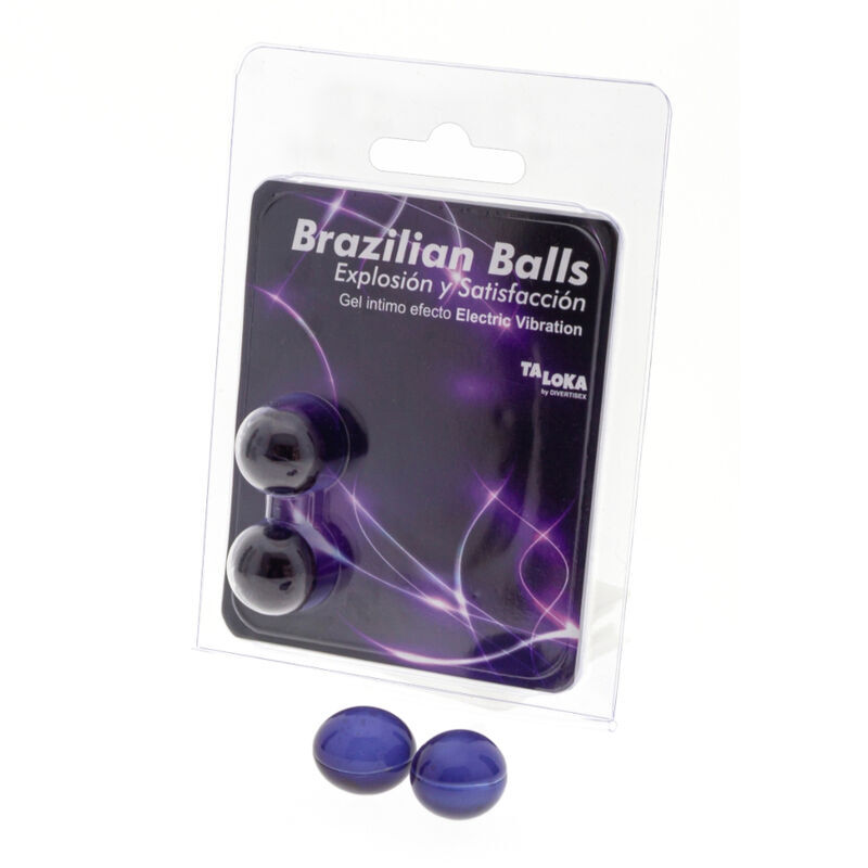 Brazilian Balls Gel Excitante TALOKA com efeito vibração elétrica