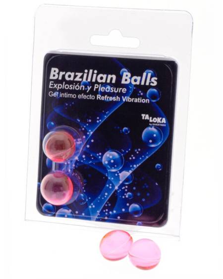 Pack de 2 Brazilian Balls Gel Excitante Efeito Refrescante