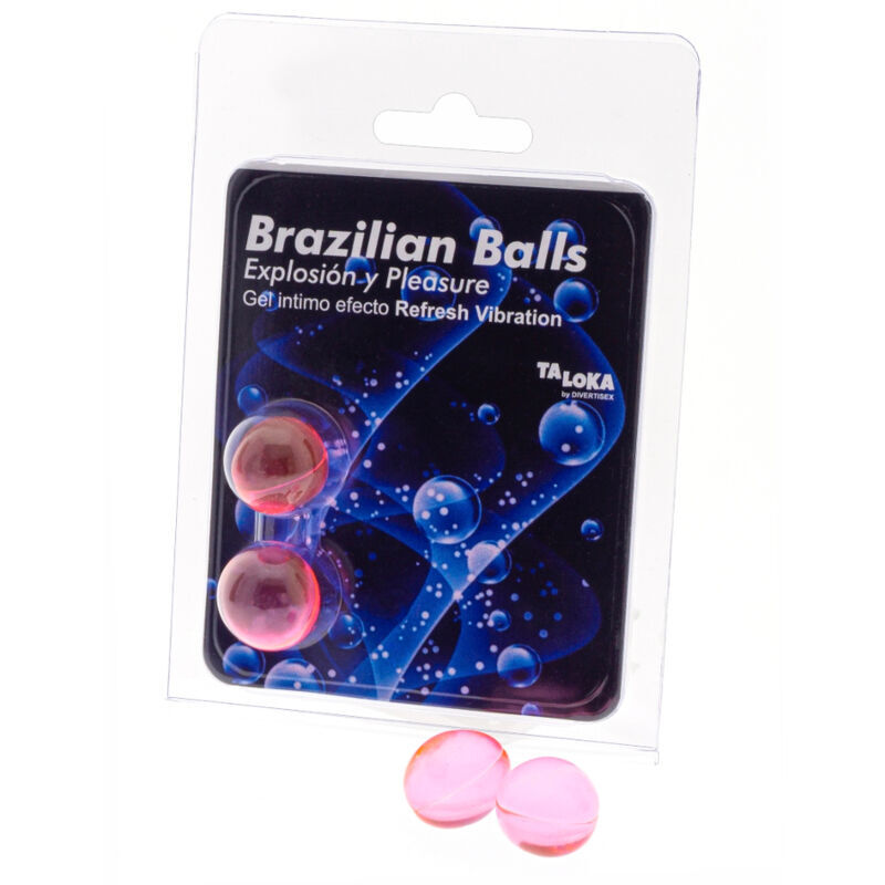 Pack de 2 Brazilian Balls Gel Excitante Efeito Refrescante