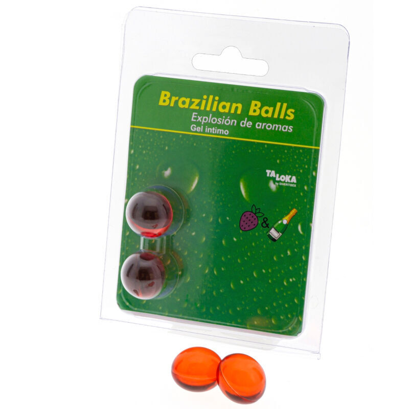 Bolas gel íntimo frescas e champan de TALOKA