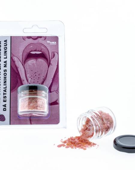 Blister TALOKA com frasco de 30 g de rebuçados explosivos para beijos mágicos