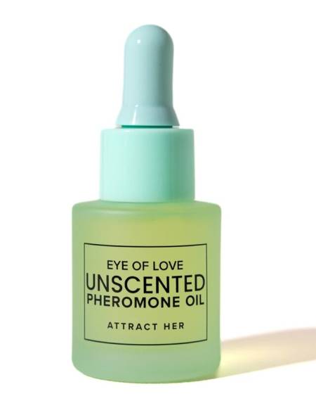 Óleo EYE OF LOVE com feromonas para homem, sem fragrância indicada, 20 ml