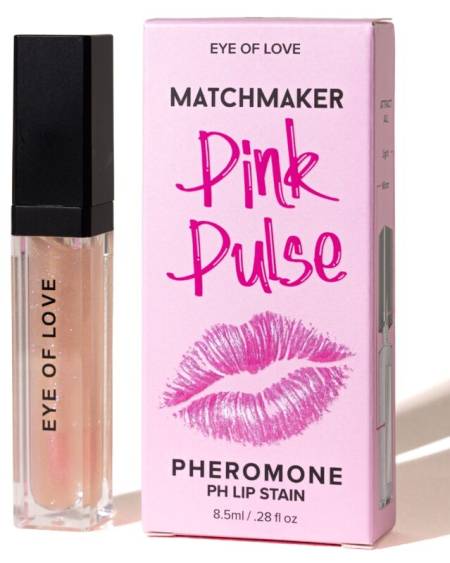 Brilho labial EYE OF LOVE Matchmaker Pink Pulse com feromonas, 8,5 ml