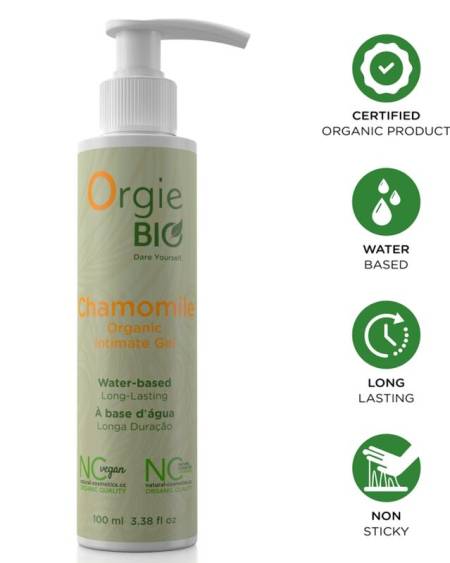 Gel íntimo ORGIE de camomila à base de água, 100 ml