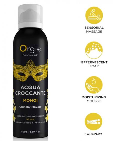Espuma efervescente de massagem ORGIE Acqua Croccante Monoi, 150 ml