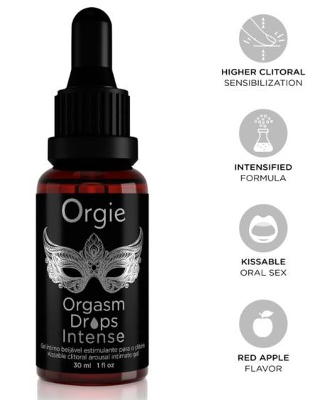 Gotas estimulantes para o clítoris ORGIE Intense, frasco de 30 ml