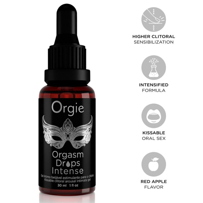 Gotas estimulantes para o clítoris ORGIE Intense, frasco de 30 ml
