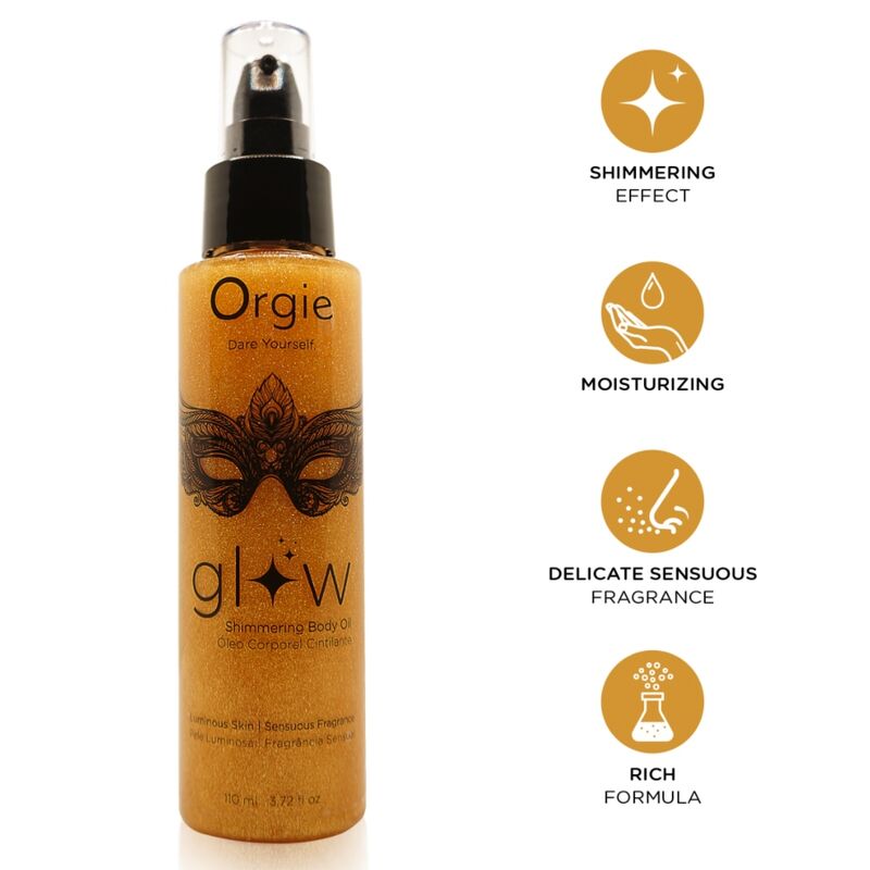 Óleo corporal iluminador ORGIE de 110 ml