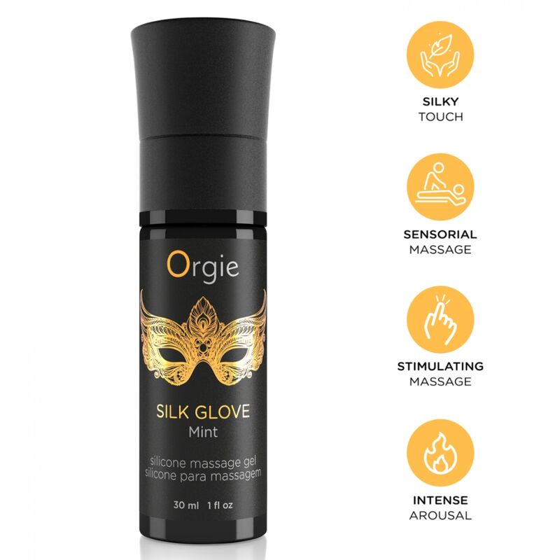 Kit de massagem sensorial ORGIE Pearls Lust Menta de 30 ml