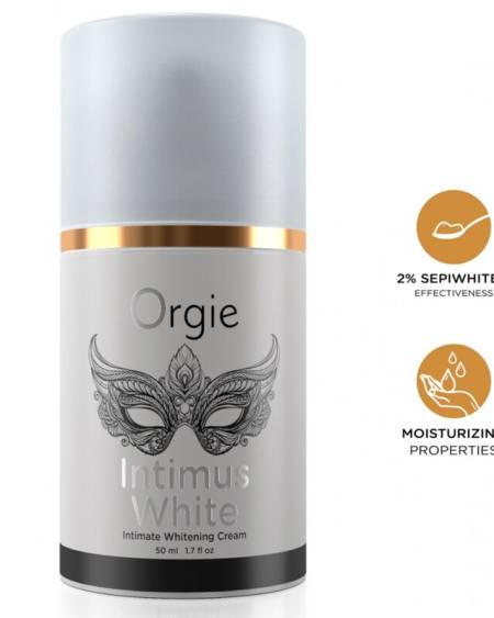 Creme aclarador íntimo ORGIE Intimus White, embalagem de 50 ml