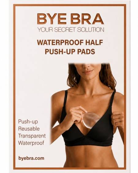 BYE-BRA - SEMI ALMOHADILLAS PUSH-UP TRANSPARENTE