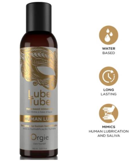 Gel íntimo ORGIE Lube Tube Human Lube de base aquosa, 150 ml