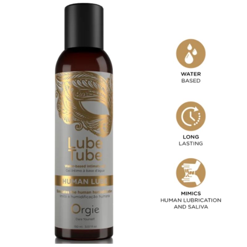 Gel íntimo ORGIE Lube Tube Human Lube de base aquosa, 150 ml