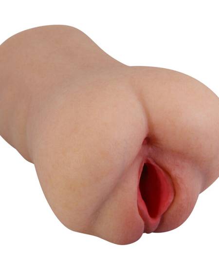 Masturbador vaginal OTTILIE da PRETTY LOVE, compacto, em silicone de cor natural.