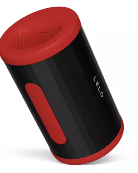 Masturbador masculino LELO F2S Double Sonic vermelho, com dupla estimulação sónica