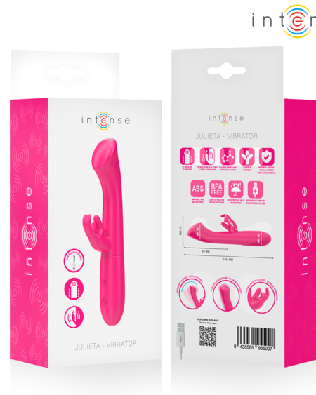 Vibrador coelho Julieta rosa da INTENSE HIGH TECH