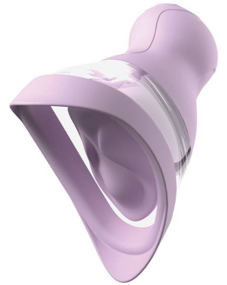 Bomba íntima roxa FANTASY FOR HER Veloura Touch com sucção e vibração
