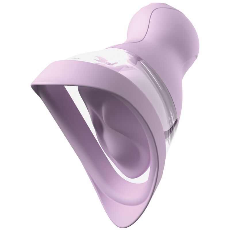 Bomba íntima roxa FANTASY FOR HER Veloura Touch com sucção e vibração
