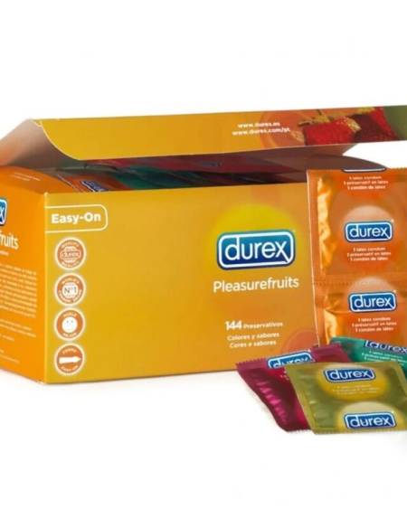 Preservativos Durex Pleasure Fruits sabores de fruta