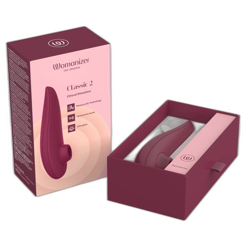 WOMANIZER - CLASSIC 2 ESTIMULADOR DE CLÍTORIS BURDEOS