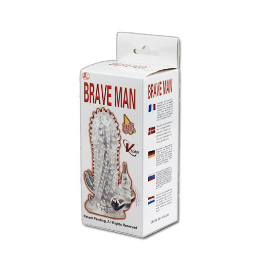 Funda vibradora BAILE Brave Man para aumento de prazer